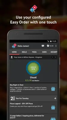 Dominos android App screenshot 4